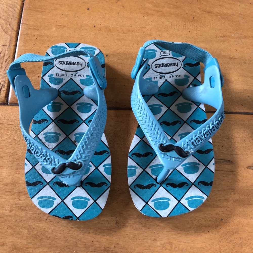 Baby Havaianas flip flops Size 6C (12-18 mos) - Picture 4 of 6